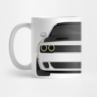 DODGE HELLCAT FRONT WHITE Mug